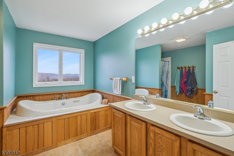 154 Lott Road Wantage, NJ 07461 - Photo 20 of 39 a bathroom with a sink tub and a mirror