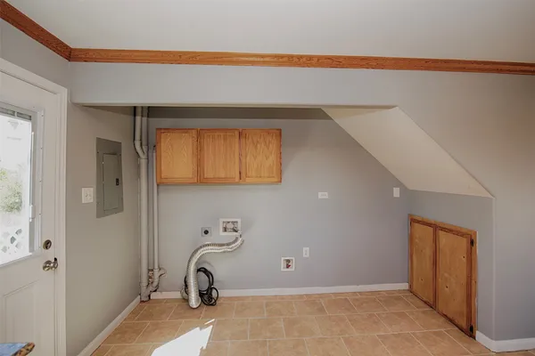 a view of a room with window