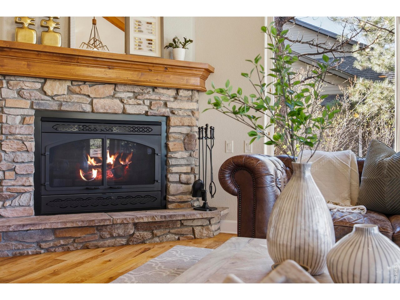 6580 Rookery Road Fort Collins, CO 80528 - Photo 10 of 44 Gas fireplace to warm the space