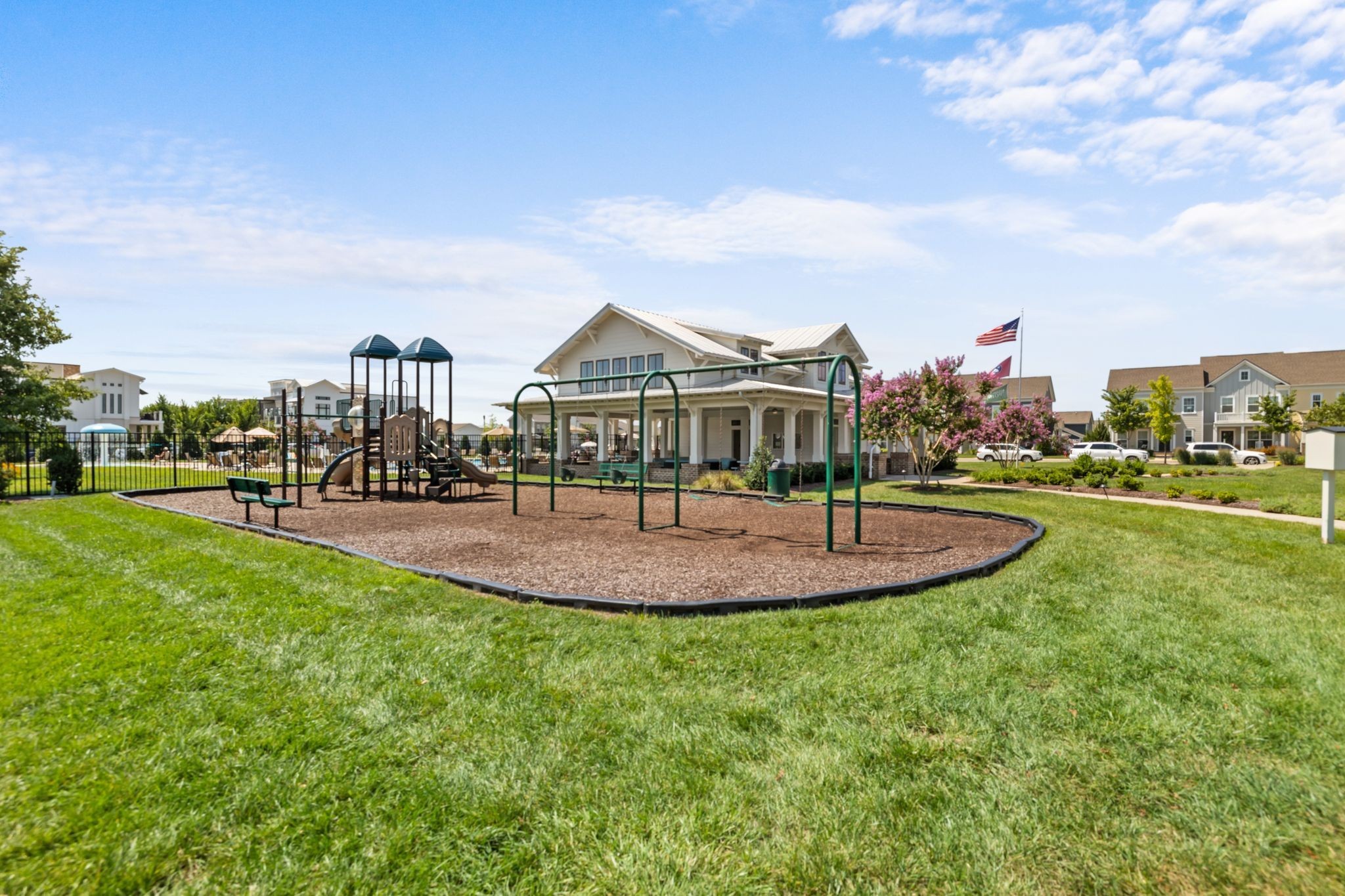 1247 June Wilde Ridge Spring Hill, TN 37174 - Photo 30 of 47 a view of outdoor space with garden and trees