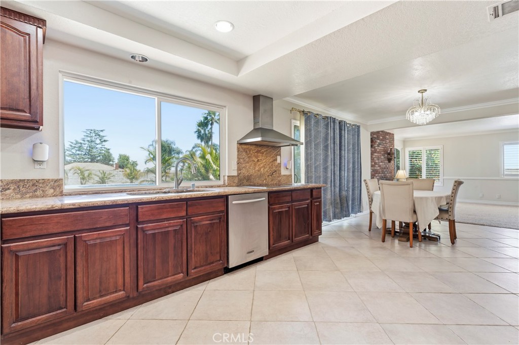 5259 Galloway Street Rancho Cucamonga, CA 91701 - Photo 17 of 34 Kitchen to Family Room and Back Yard