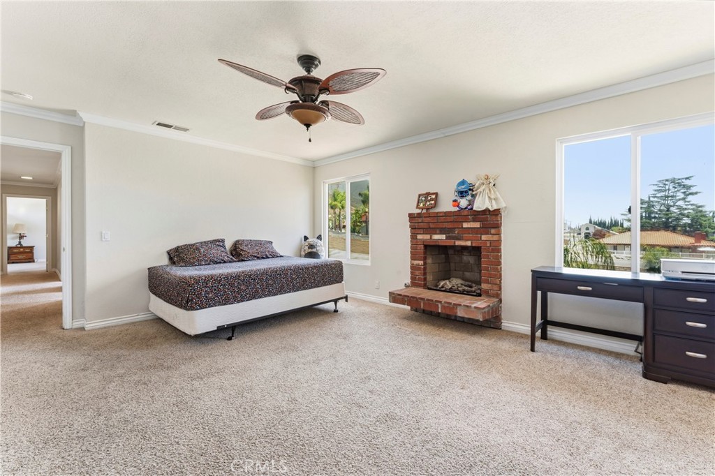 5259 Galloway Street Rancho Cucamonga, CA 91701 - Photo 26 of 34 Primary Bedroom with fireplace #3