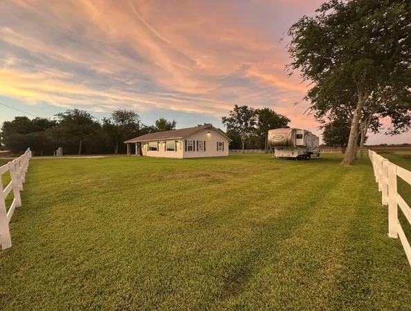 a view of a green field
