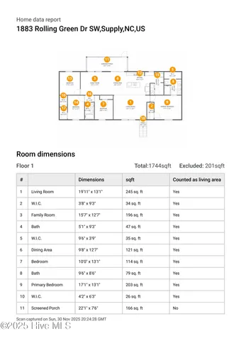 $275,000 | 1883 Rolling Green Drive Southwest, Supply, NC 28462