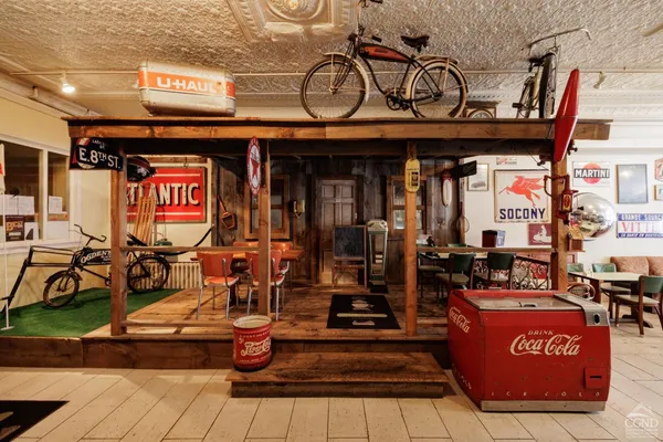 a view of a shop in a street
