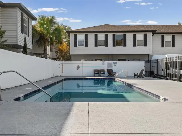 a house view with a outdoor space