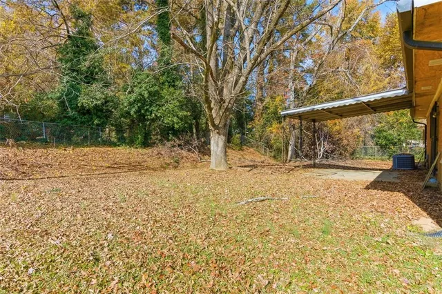 a house with a outdoor space