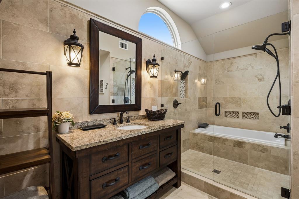 1609 Cheek-Sparger Road Colleyville, TX 76034 - Photo 40 of 40 Fully Restored Primary Bath in Guest House