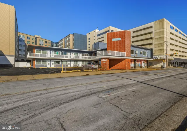 a view of building with an outdoor space