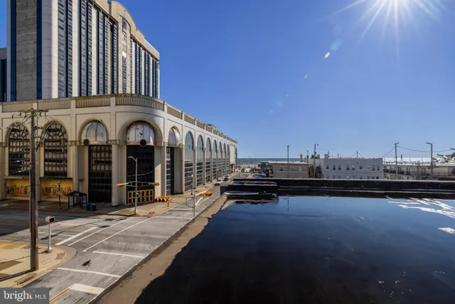 a view of a balcony with two couches and potted plants