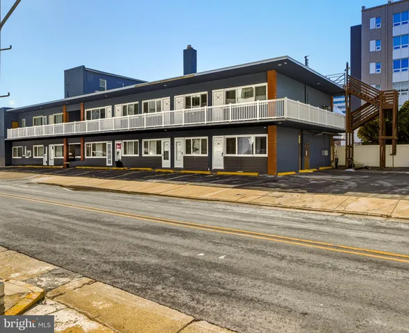 a front view of a building