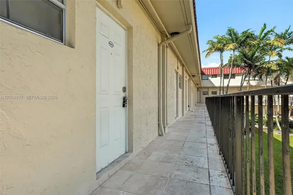 a view of a porch