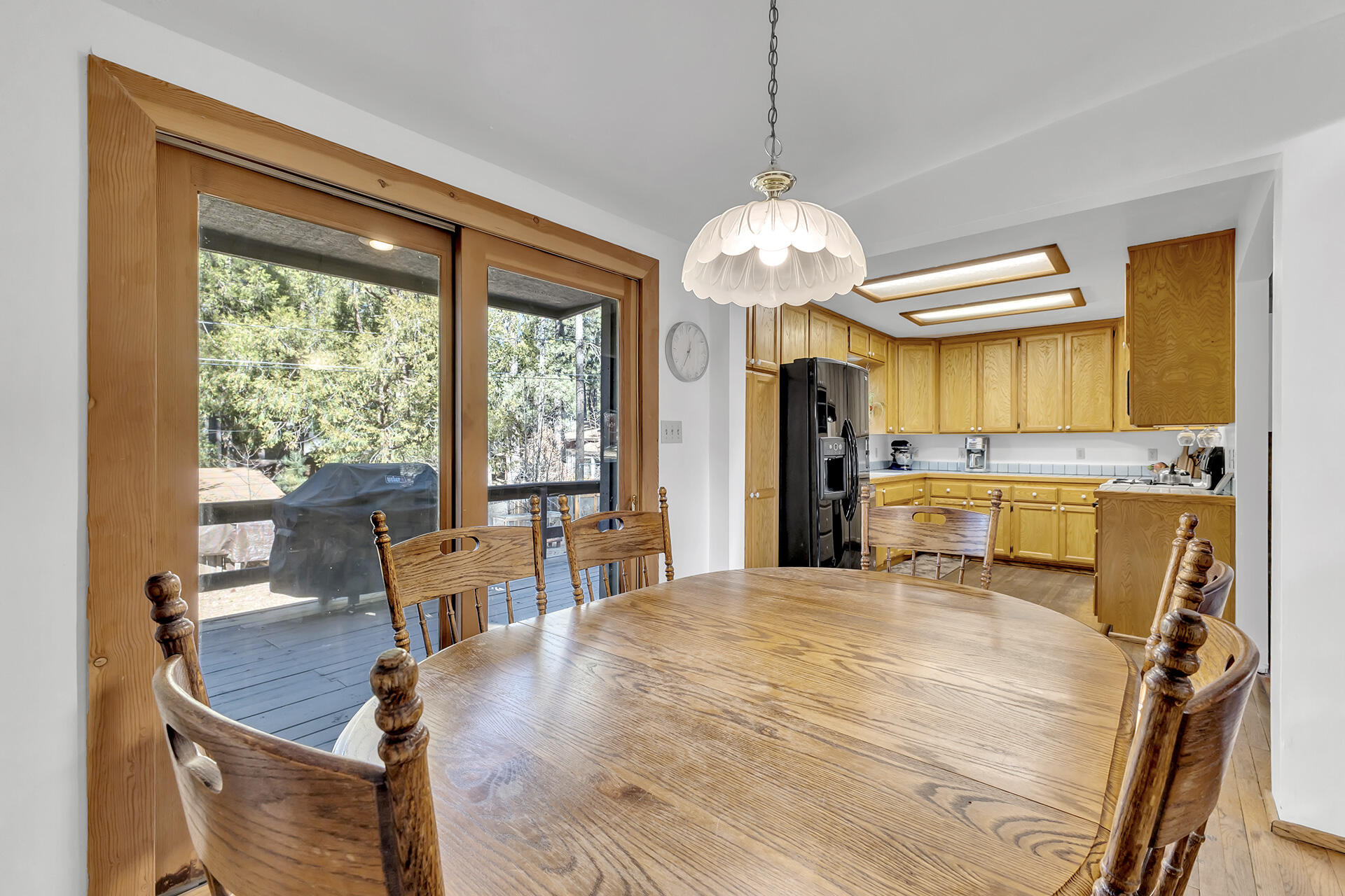 53340 Idyllbrook Drive Idyllwild, CA 92549 - Photo 27 of 68 a view of a dining room with furniture window and outside view
