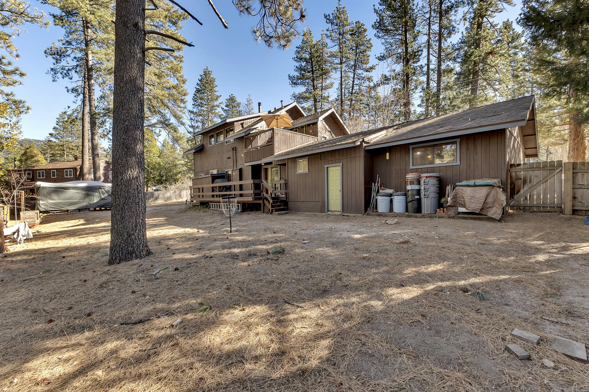 53340 Idyllbrook Drive Idyllwild, CA 92549 - Photo 65 of 68 a view of a house with a yard and sitting area