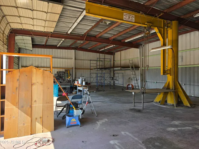 a view of storage and utility room