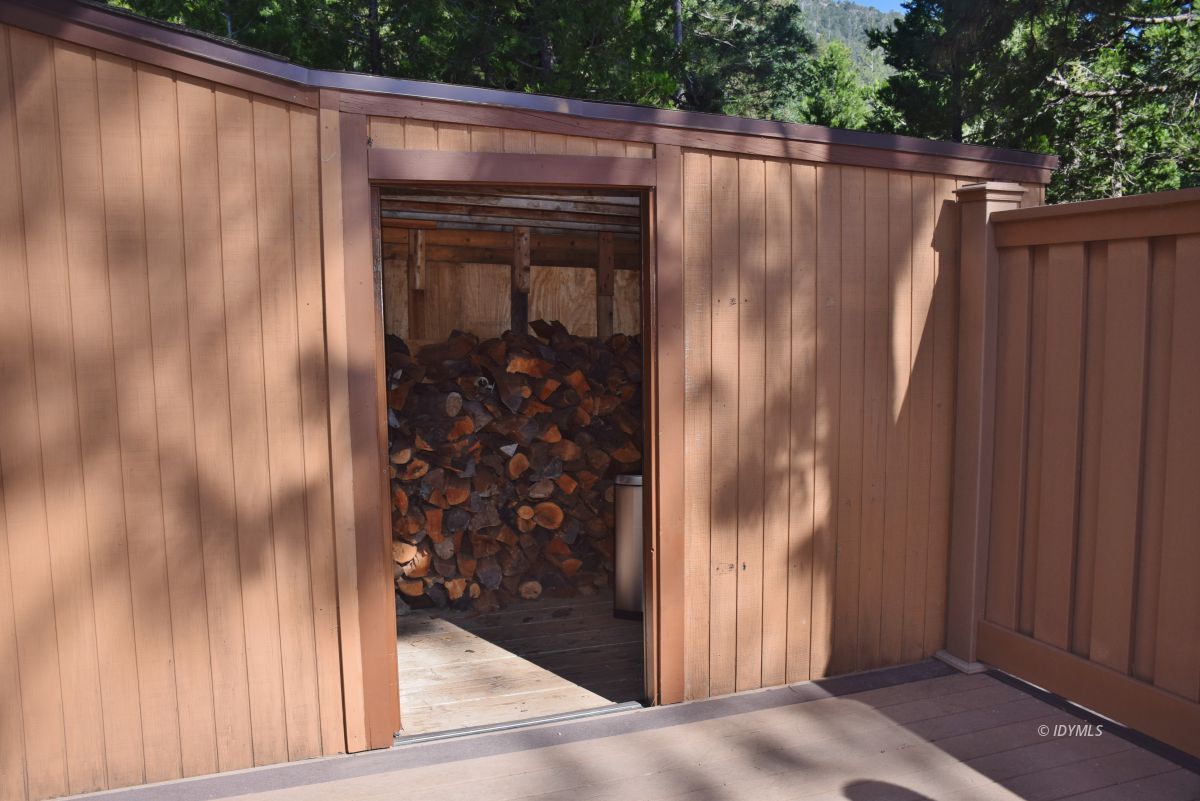 25470 Rimrock Road Idyllwild, CA 92549 - Photo 11 of 37 AMPLE SIZE WOODSHED