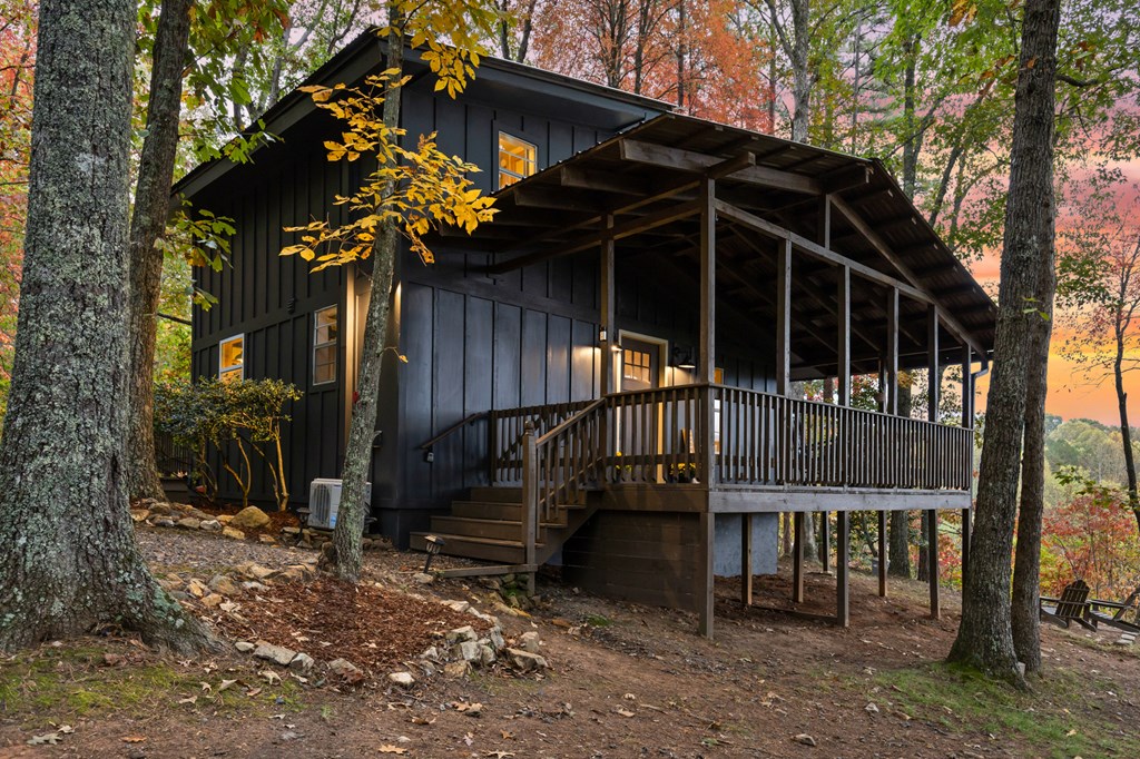 5240 Squirrel Hunting Road Blairsville, GA 30512 - Photo 27 of 40 a view of house with a trees front a house
