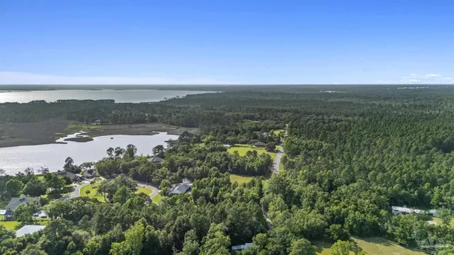 a view of lake with mountain