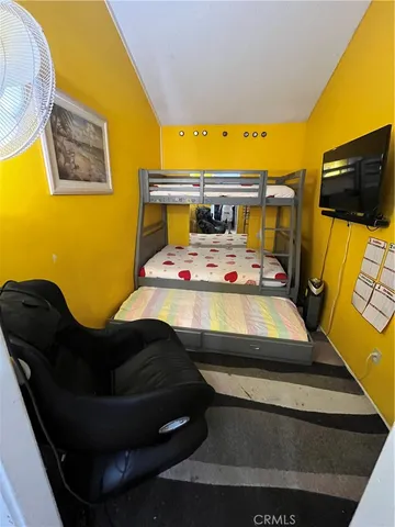 a room with furniture and a table