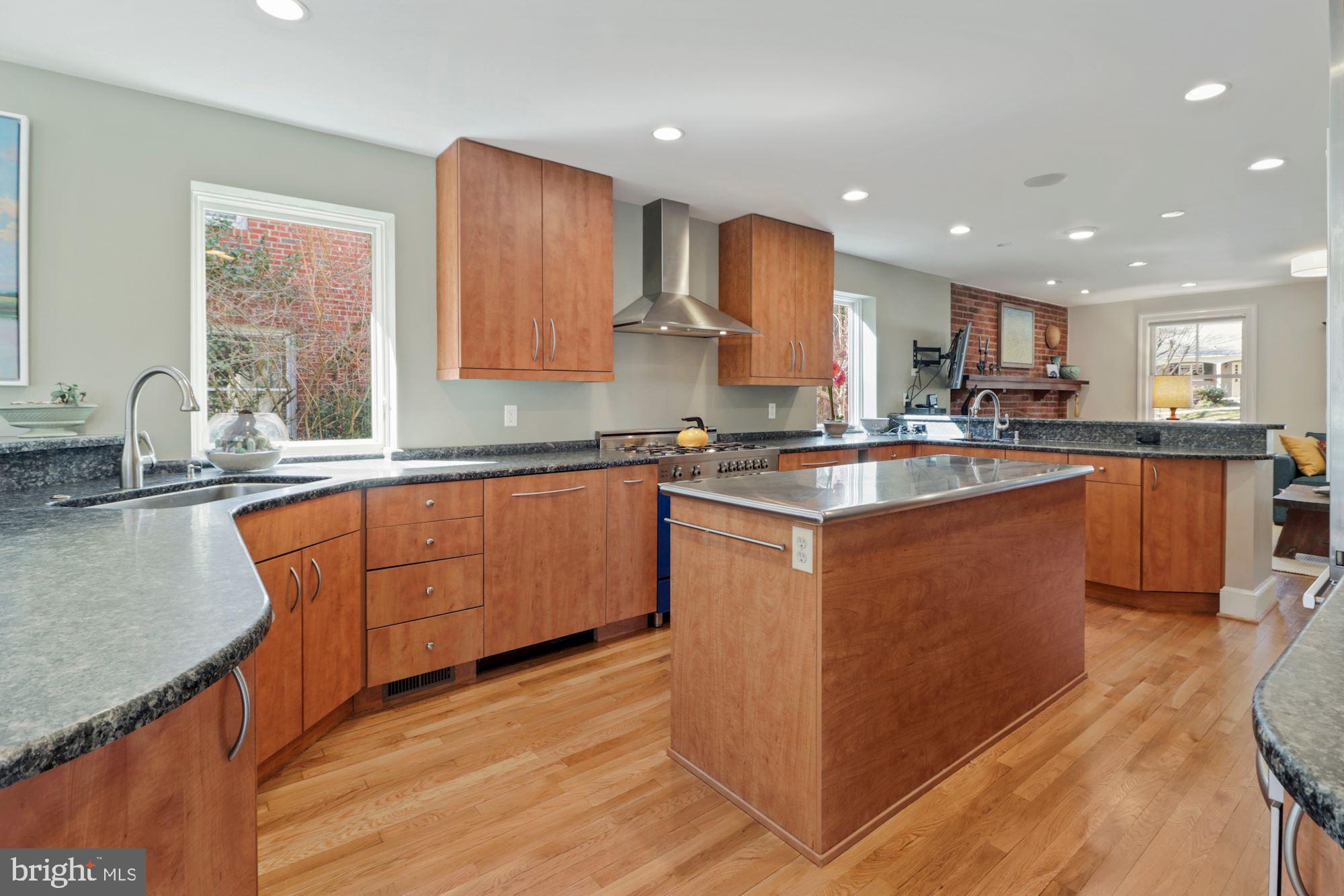 7201 Lenhart Drive Chevy Chase, MD 20815 - Photo 6 of 47 Kitchen with honed-granite counters