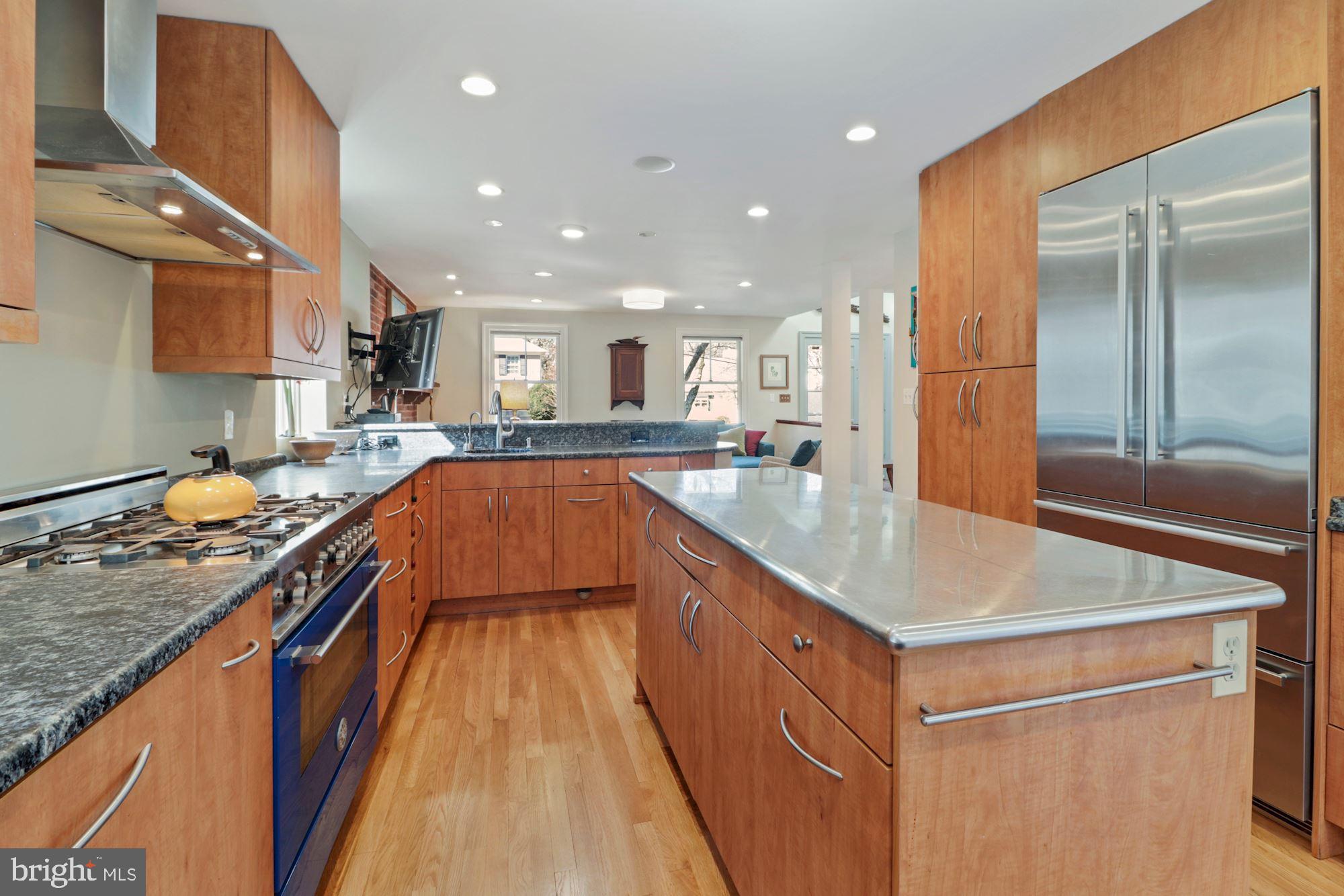 7201 Lenhart Drive Chevy Chase, MD 20815 - Photo 7 of 47 Stainless-steel center island and gas range