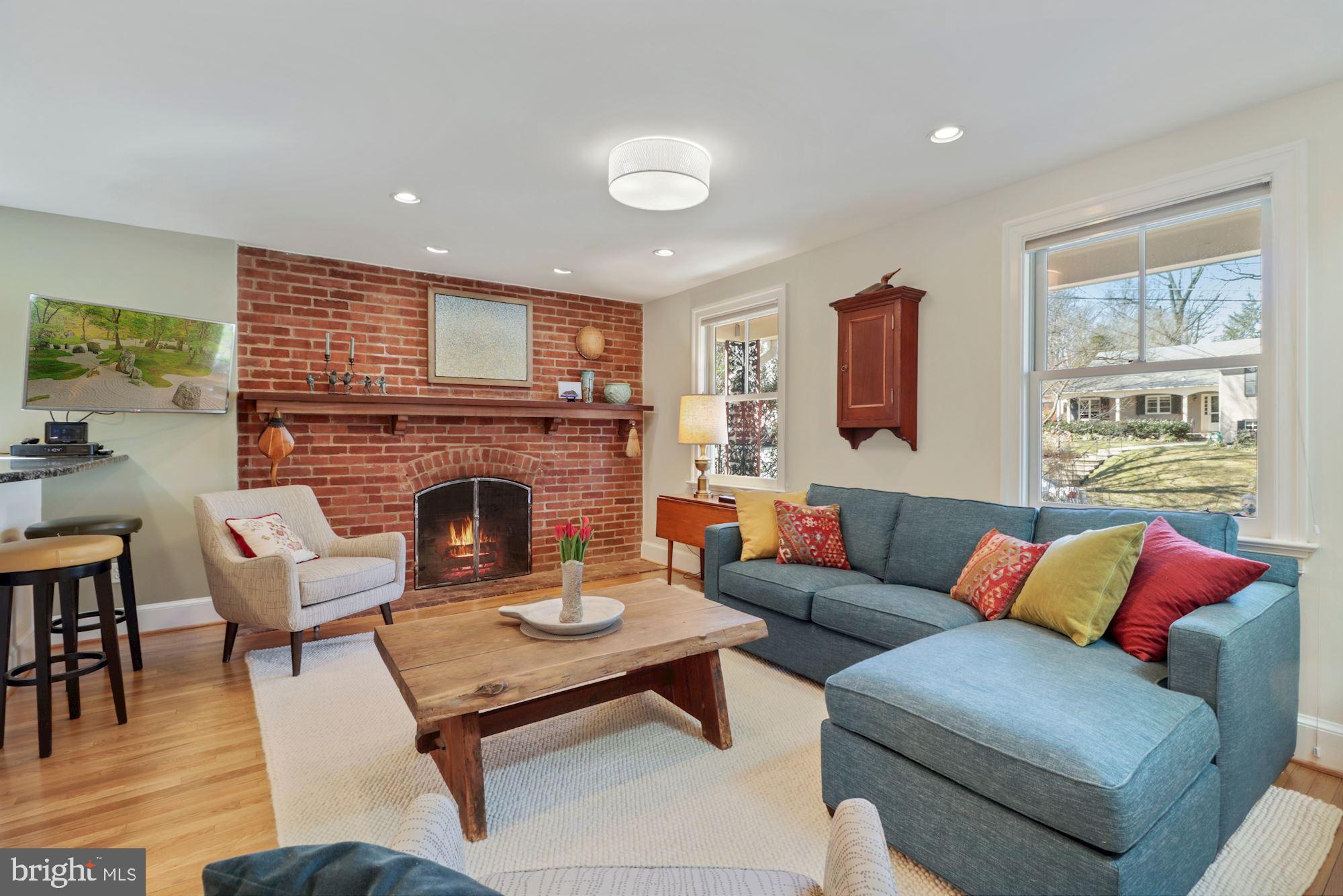 7201 Lenhart Drive Chevy Chase, MD 20815 - Photo 9 of 47 Family room overlooking front yard