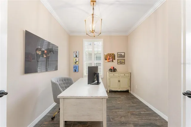 an aerial view of residential building with outdoor space