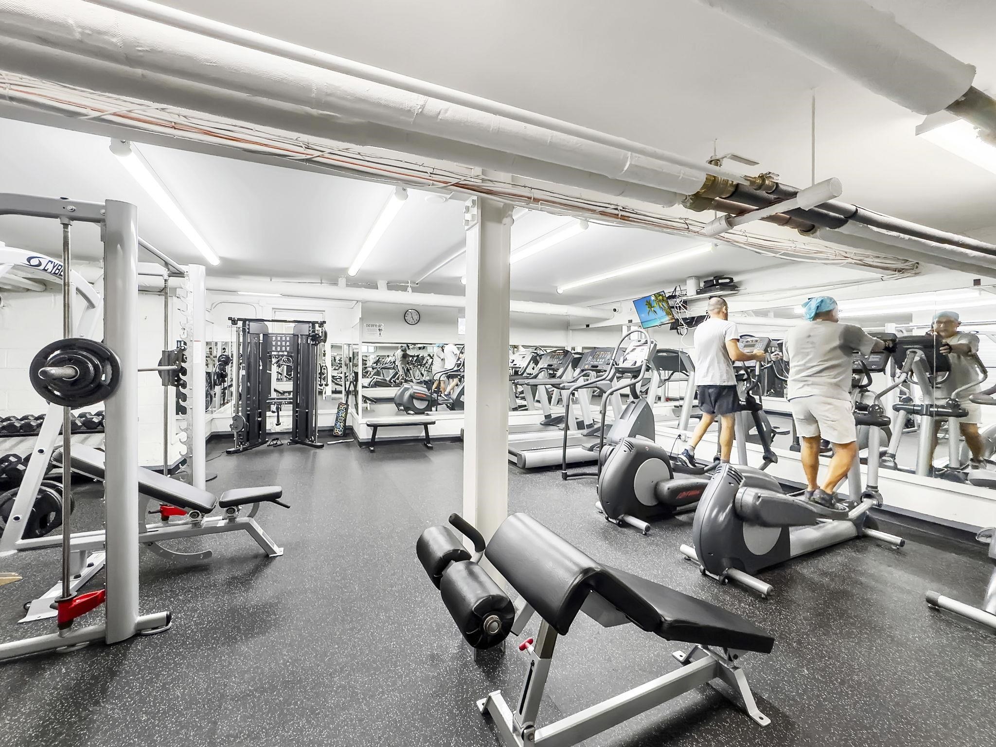 8450 Boulevard East, Unit 4F North Bergen, NJ 07047 - Photo 4 of 22 a view of a room with gym equipment