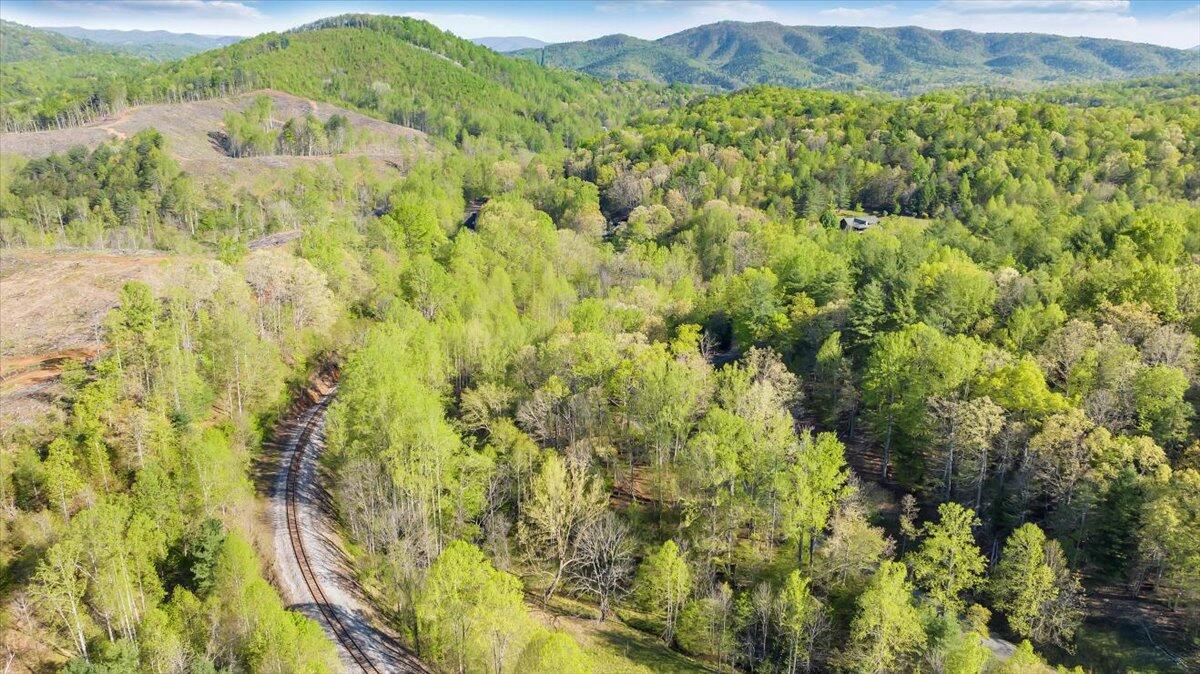 7475 Willow Branch Road Boones Mill, VA 24065 - Photo 11 of 30 a view of a lush green hillside and a houses