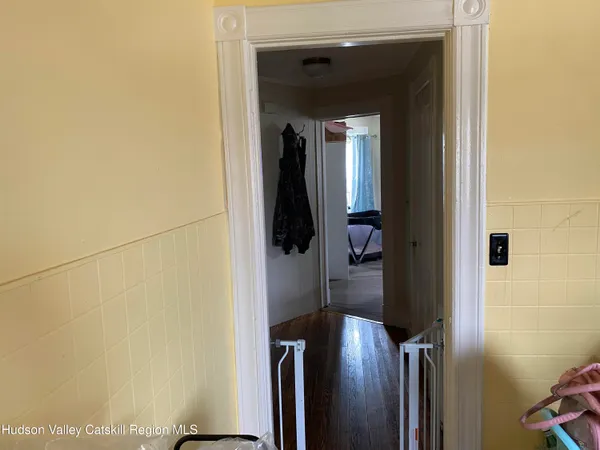 a close view of closet