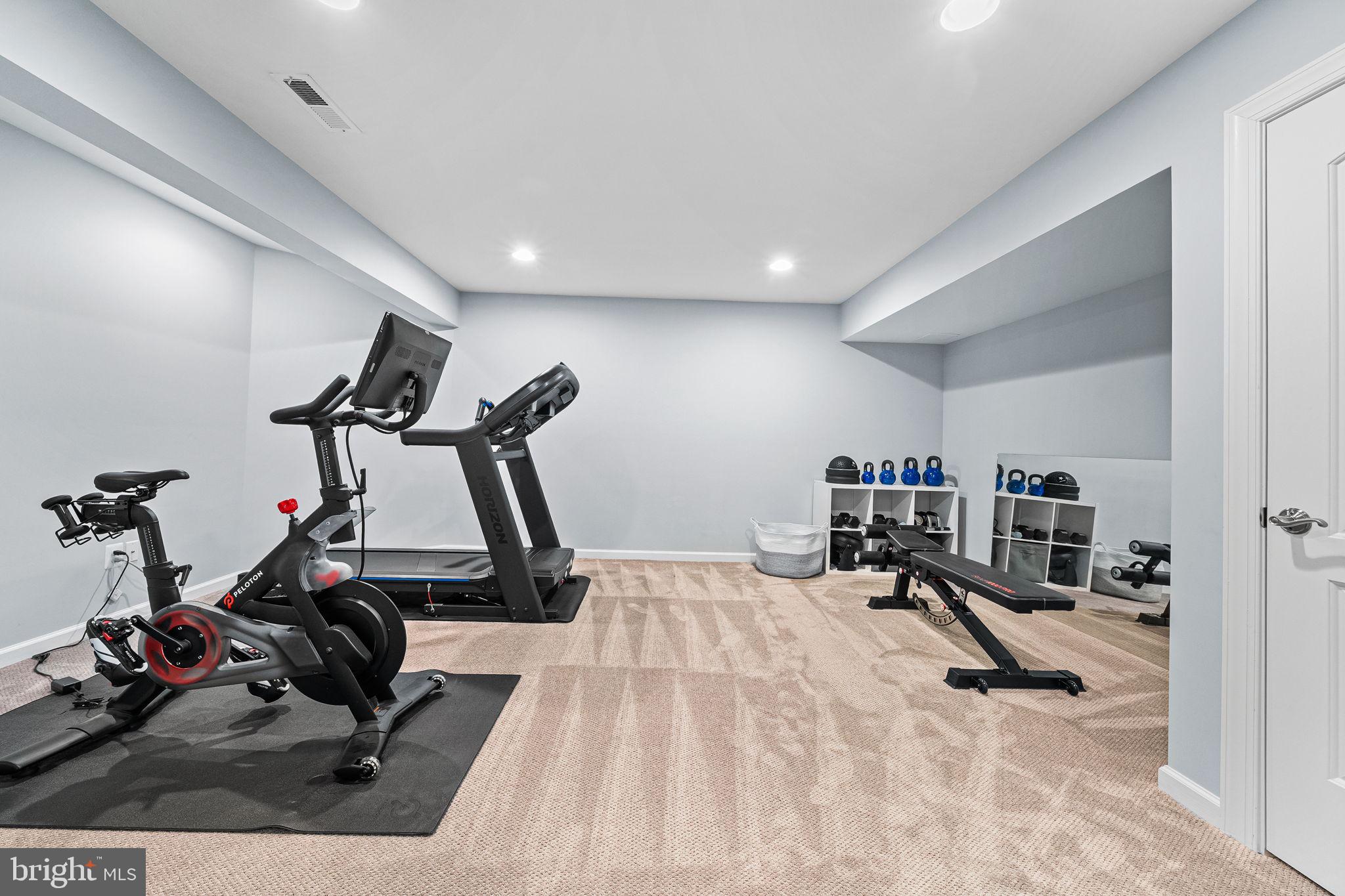 1232 Shenandoah Road Alexandria, VA 22308 - Photo 43 of 50 a view of a room with gym equipment
