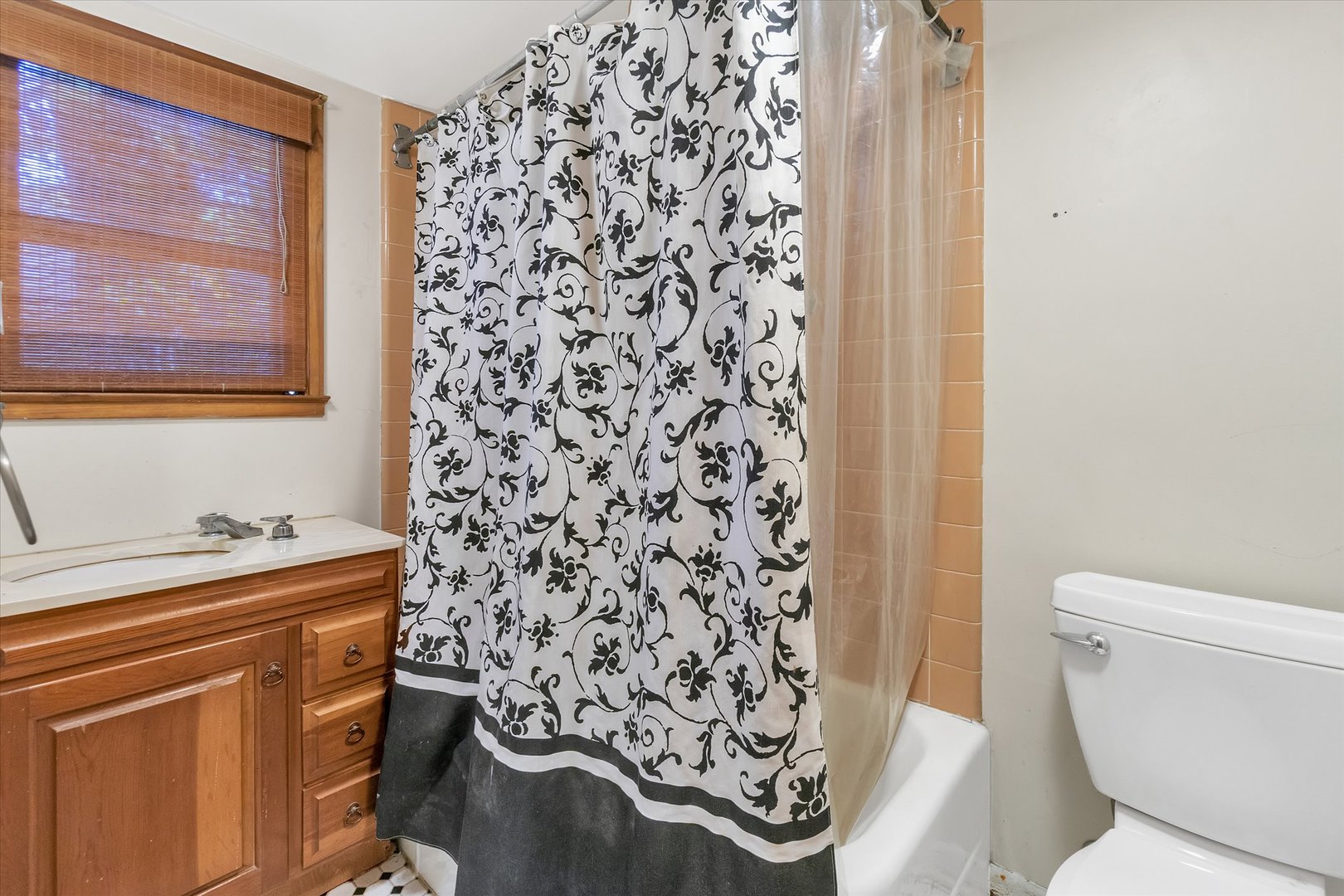 41W902 Hughes Road Elburn, IL 60119 - Photo 18 of 26 a bathroom with a toilet and a shower curtain