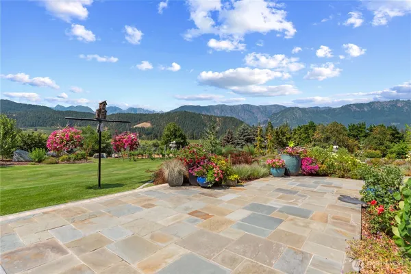 a view of a garden