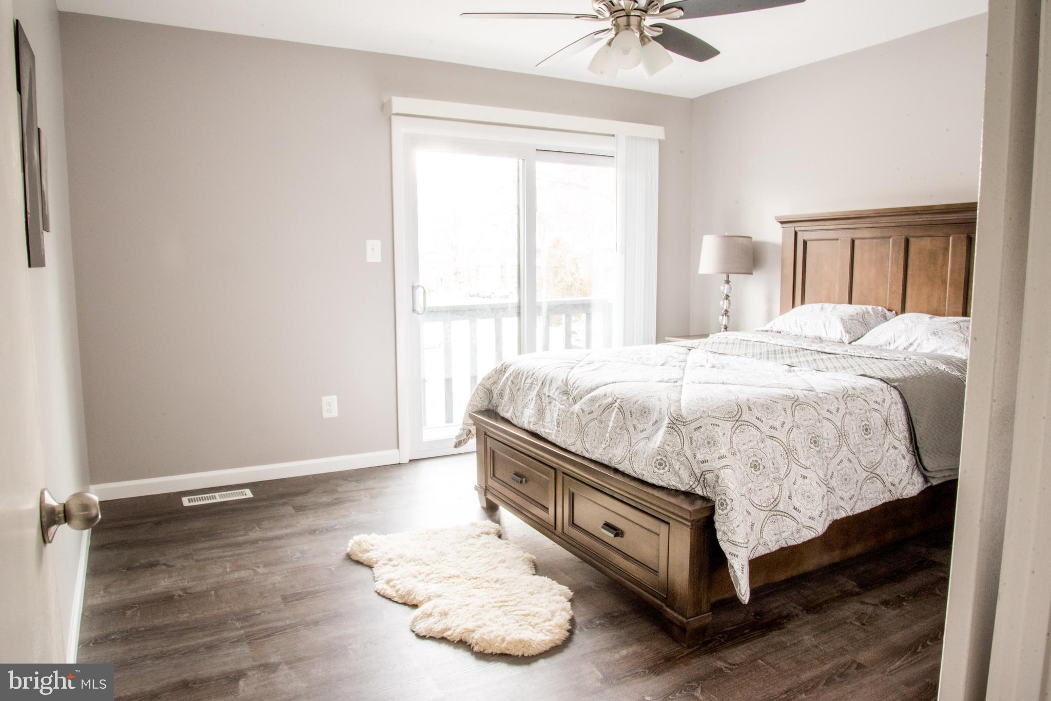 8521 Jenner Court Springfield, VA 22153 - Photo 10 of 20 Master Bedroom with Balcony.