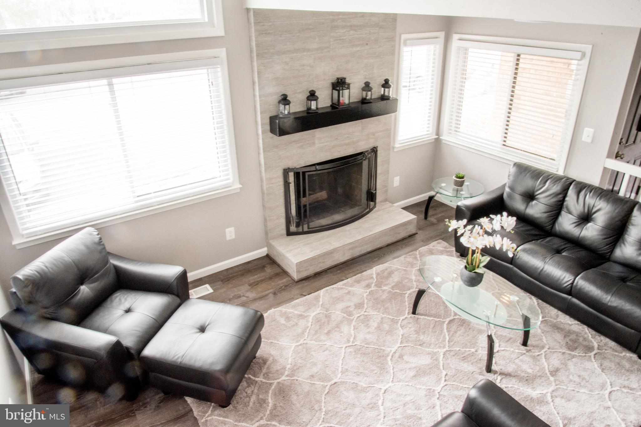 Two Story Ceiling in Living Room.