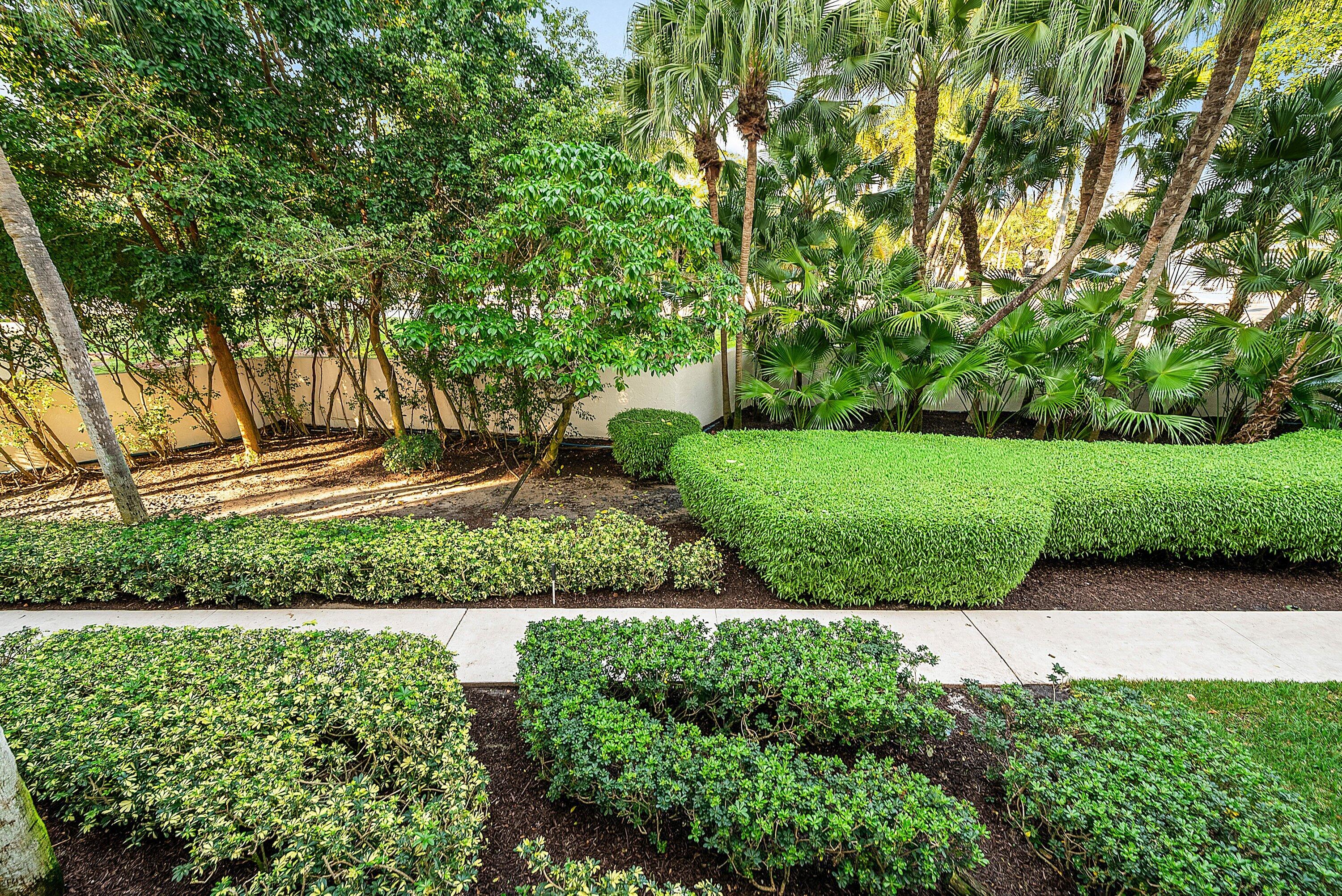 100 Southeast 5th Avenue, Unit 210 Boca Raton, FL 33432 - Photo 19 of 46 a view of a garden with a tree