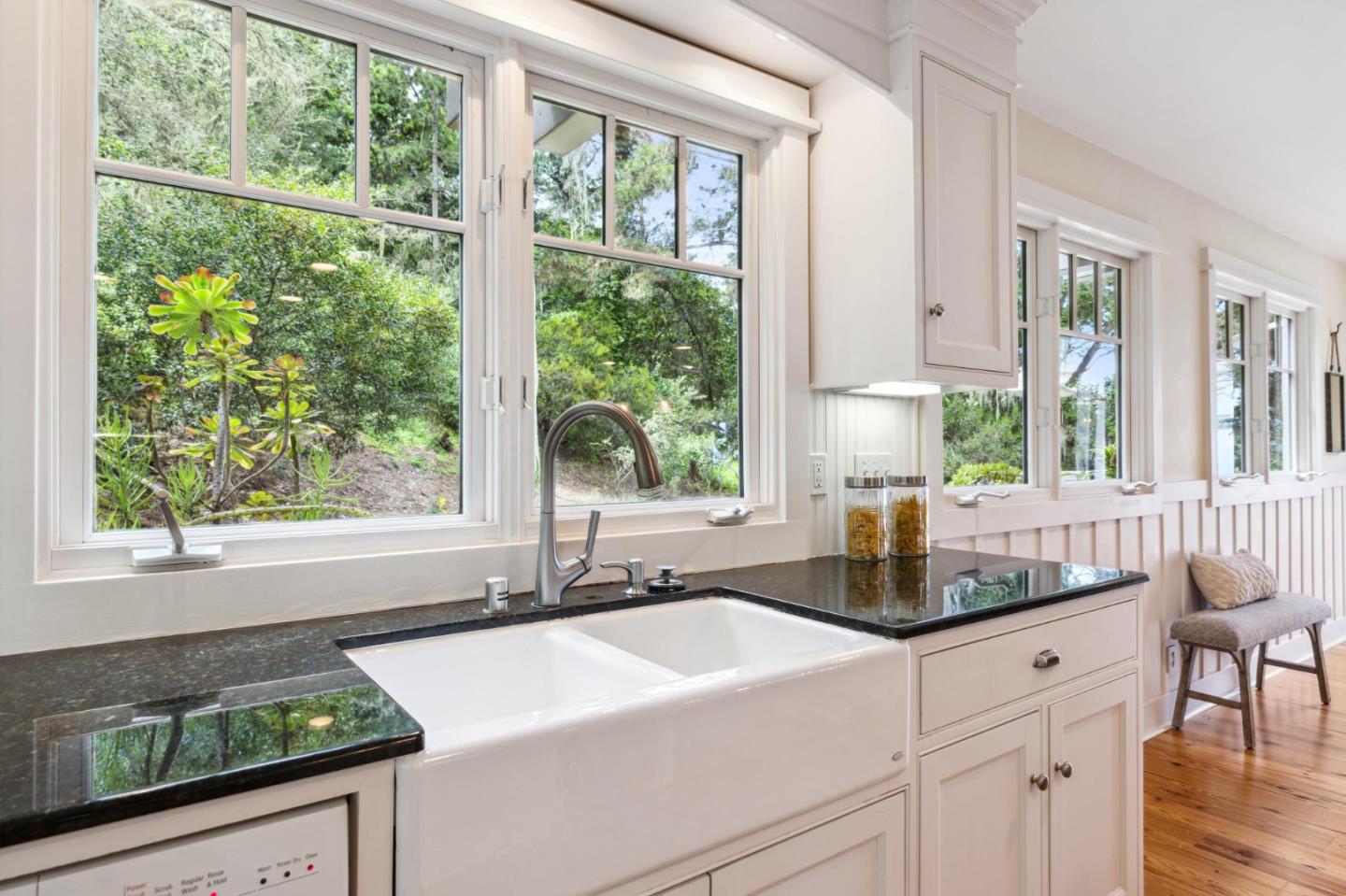 23865 Fairfield Place Carmel, CA 93923 - Photo 18 of 58 a kitchen with a sink and a large window