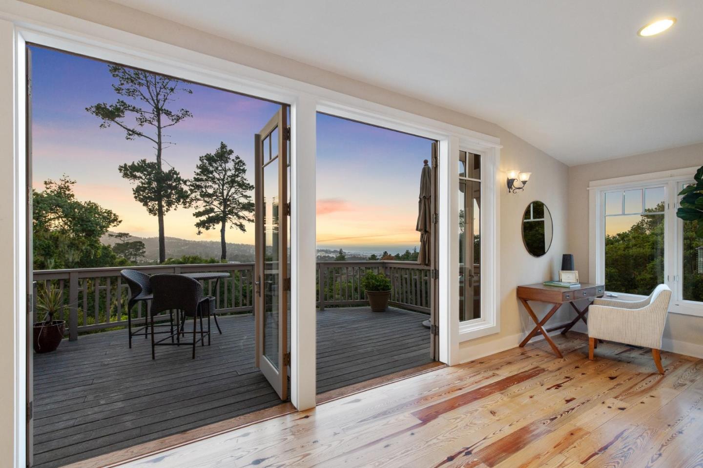 23865 Fairfield Place Carmel, CA 93923 - Photo 56 of 58 a view of a porch with furniture and garden