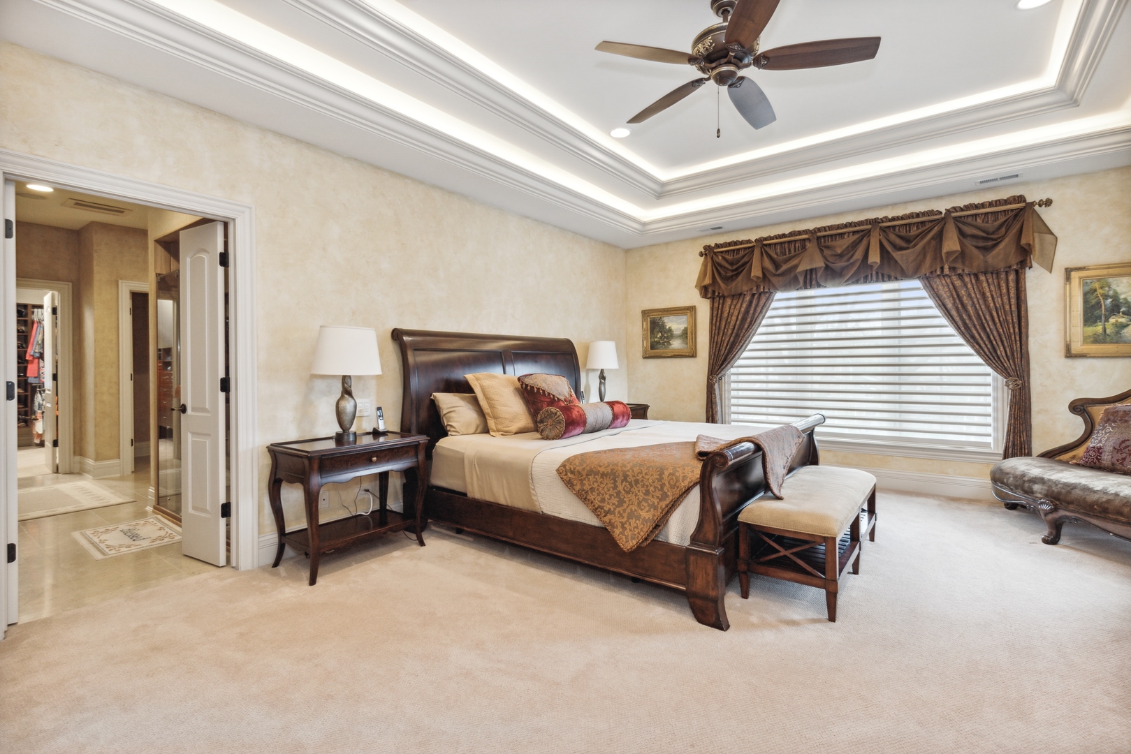 2770 Grace Road Northbrook, IL 60062 - Photo 21 of 51 a bedroom with furniture and a ceiling fan