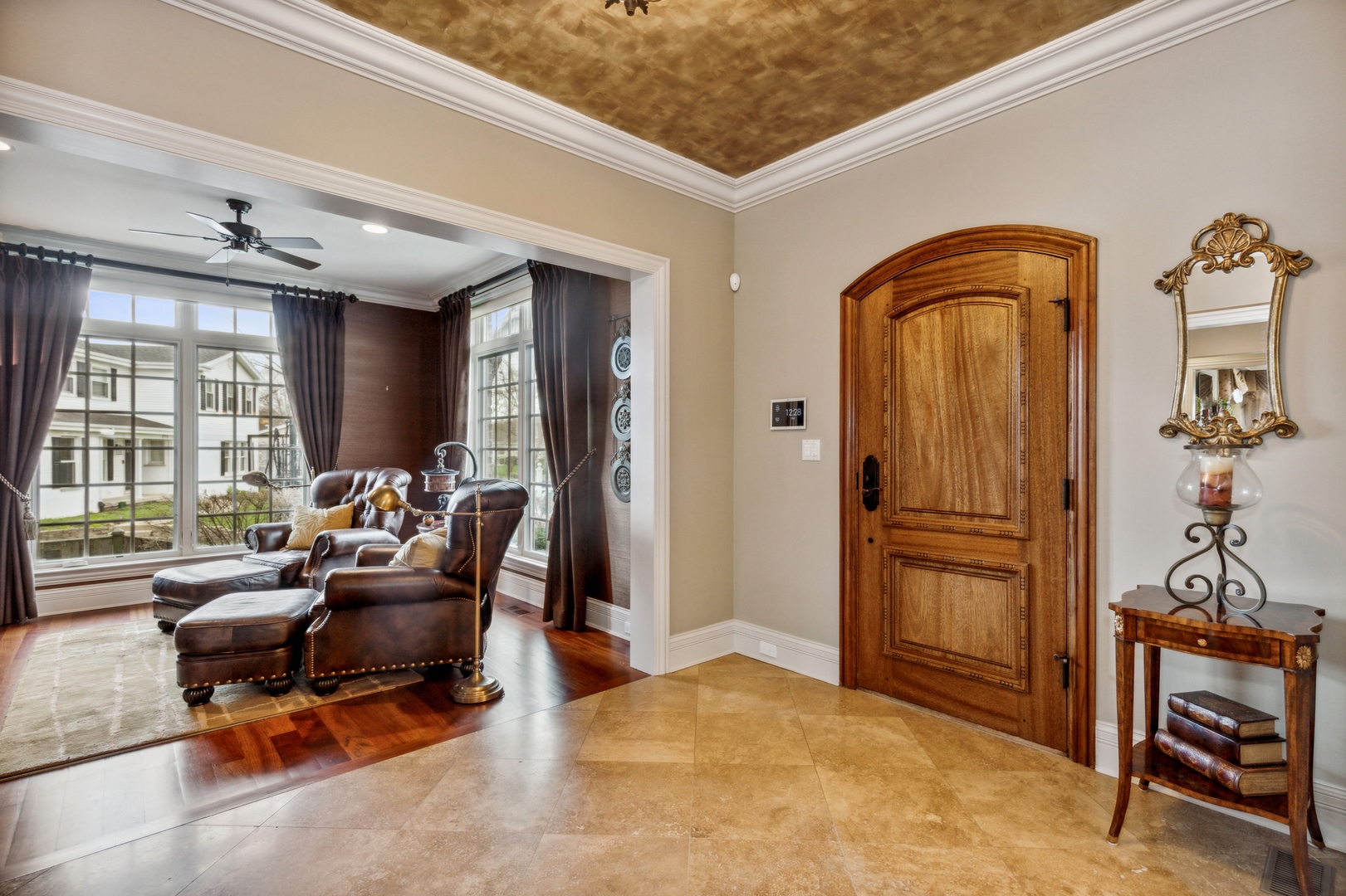 2770 Grace Road Northbrook, IL 60062 - Photo 5 of 51 a living room with furniture a window and gym equipment