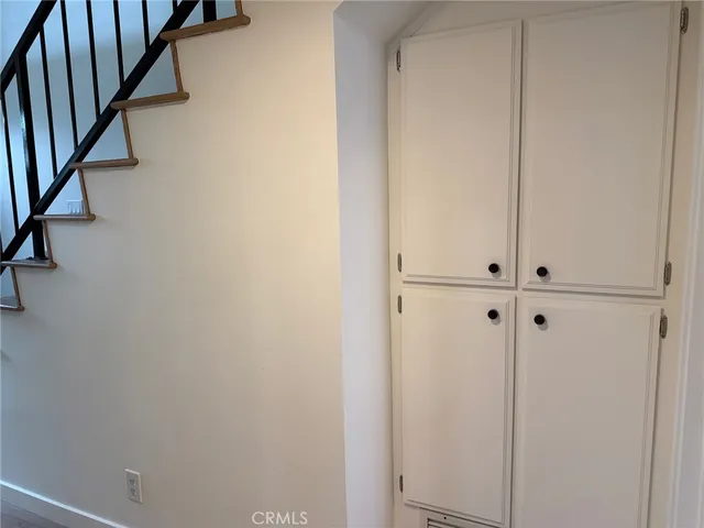 a view of an entryway with staircase