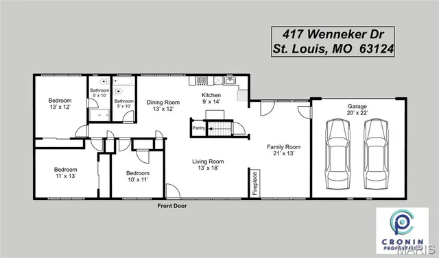 $4,195 | 417 Wenneker Drive, Ladue, MO 63124