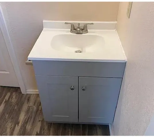 a close view of sink