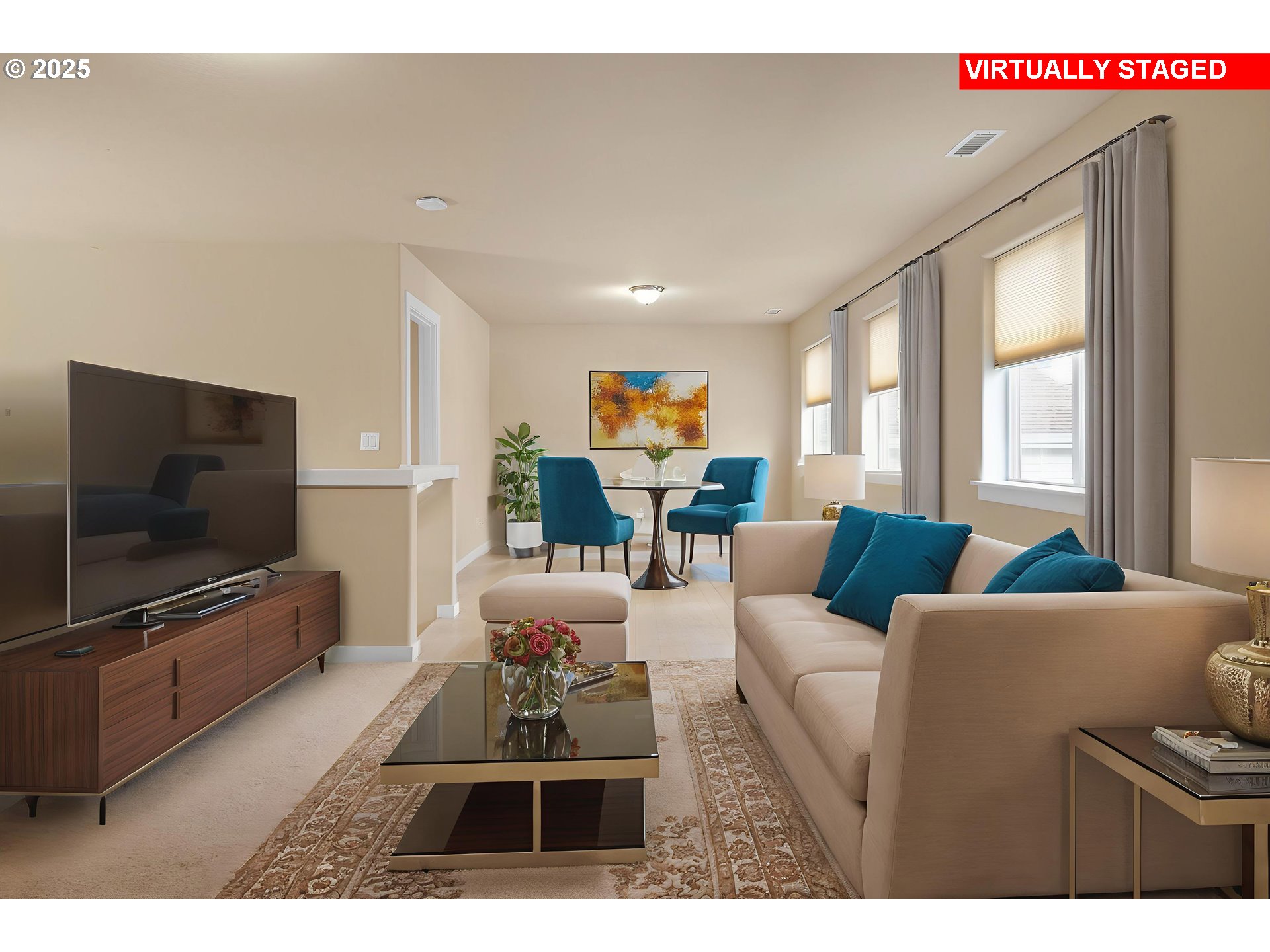 10797 Southwest Washington Street Portland, OR 97225 - Photo 29 of 48 a living room with furniture and a flat screen tv