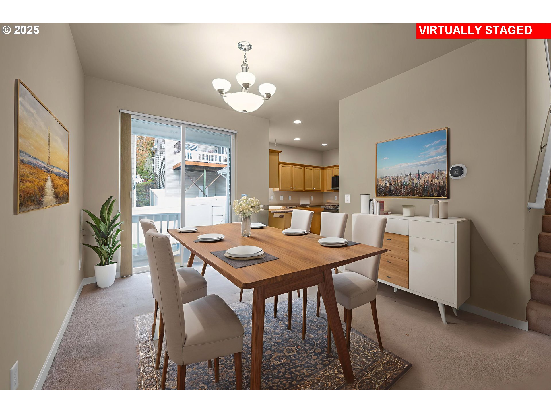 10797 Southwest Washington Street Portland, OR 97225 - Photo 9 of 48 a view of a dining room with furniture and wooden floor