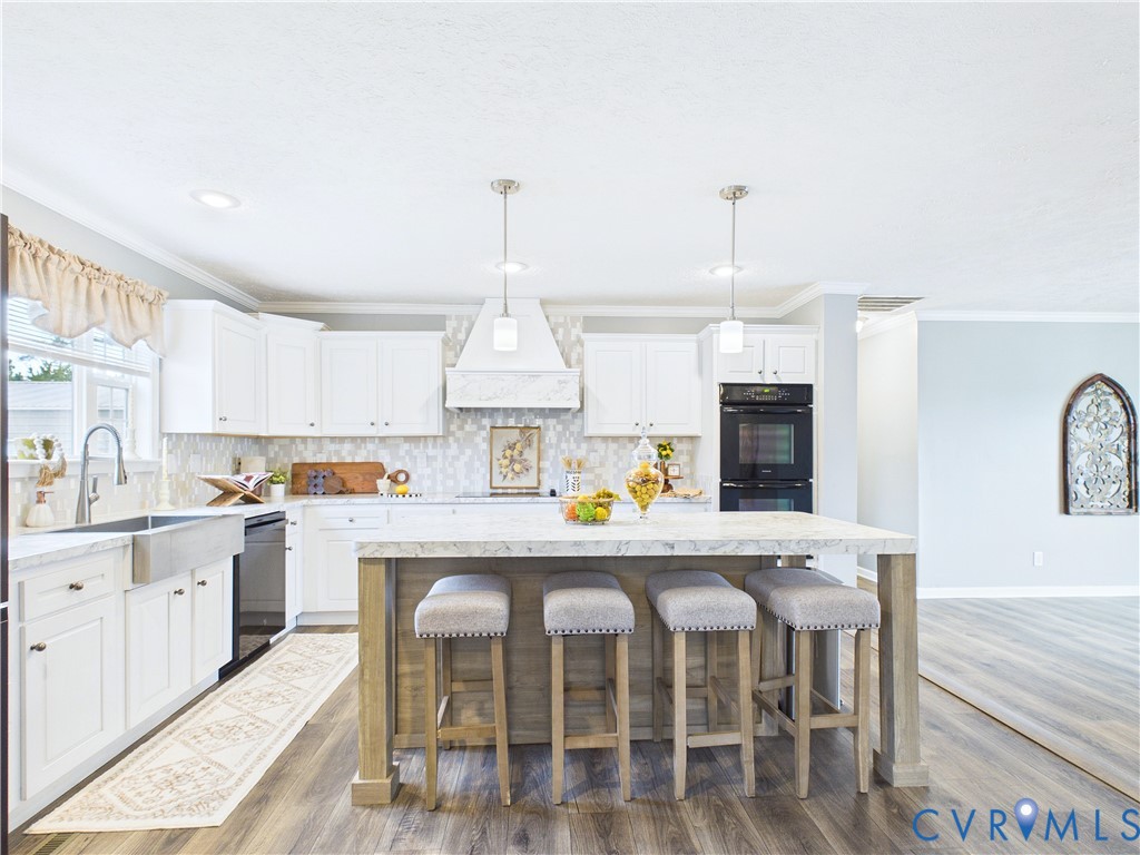 2392 Rehoboth Road Victoria, VA 23974 - Photo 11 of 81 Bright kitchen featuring a central island with sea
