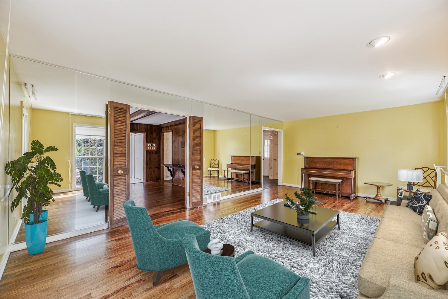 3210 Old Mill Road Northbrook, IL 60062 - Photo 16 of 41 a living room with furniture window and wooden floor
