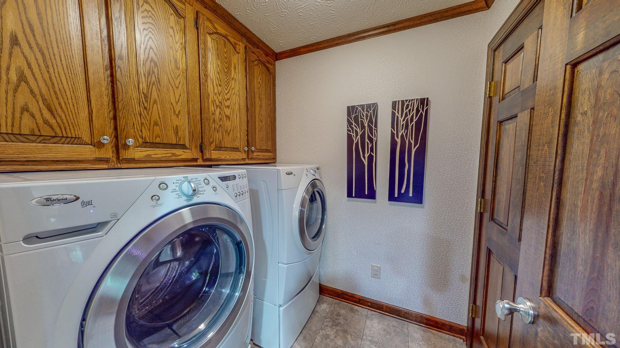 415 North Ridge Circle Roxboro, NC 27574 - Photo 21 of 59 a view of storage and utility room with washer and dryer