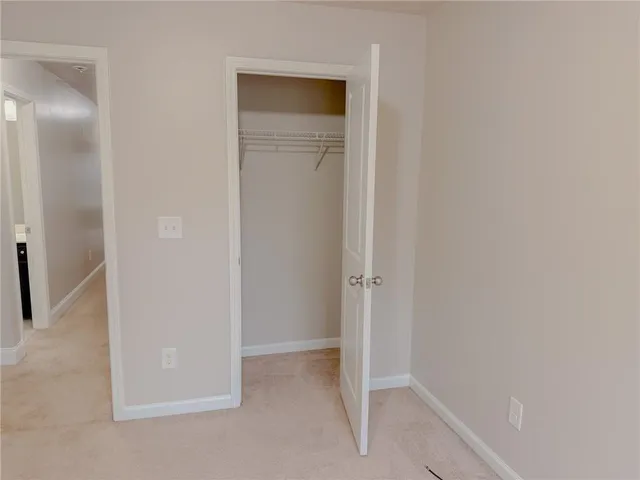 a view of an empty room