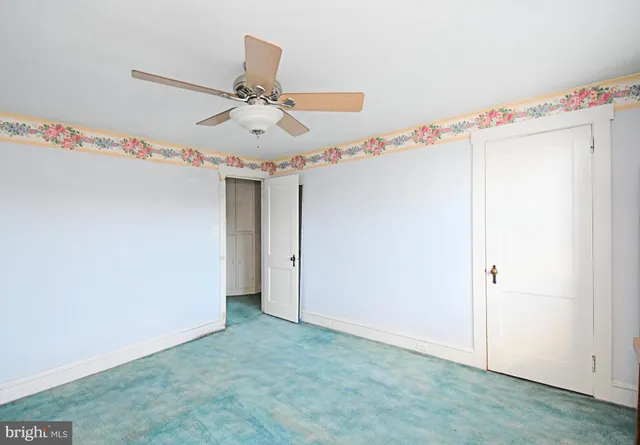 a view of an empty room